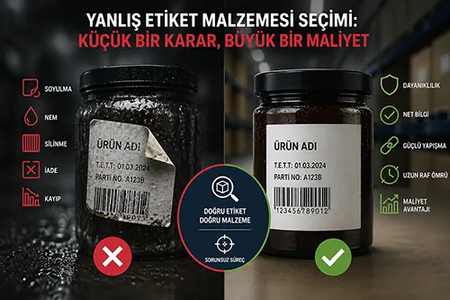 Yanlış Etiket Malzemesi Seçimi: Küçük Bir Karar, Büyük Bir Maliyet