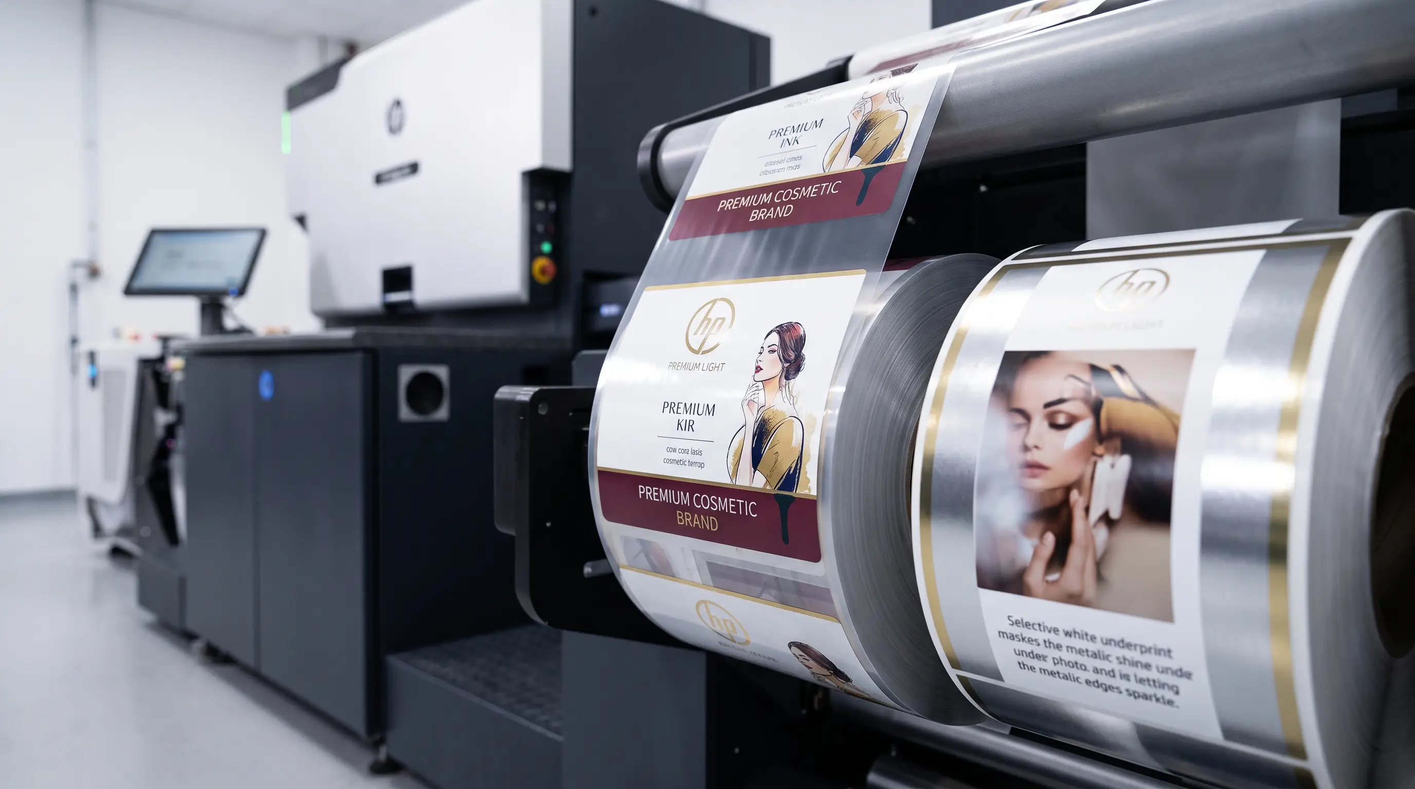 HP Indigo Baskıda Beyaz Mürekkep: Şeffaf ve Metalize Etiketlerde Nasıl Kullanılır?
